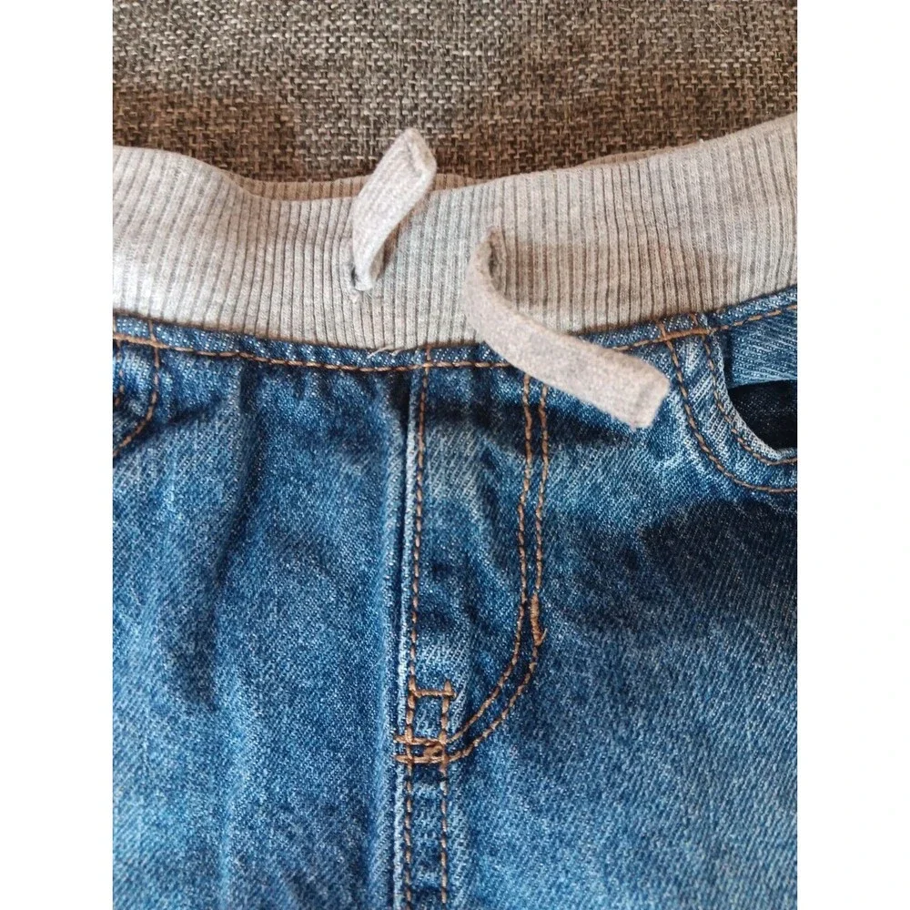 Children's Place 3T Blue Jeans Straight Leg Comfort Waistband Drawstring